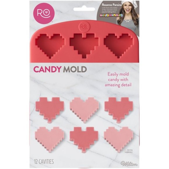 New WILTON Silicone HEART Candy MOLD *NIP* - Picture 1 of 5